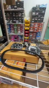 ชุดชามหน้าเดิม ชามเดิมใส่เม็ด สำหรับ Yamaha QฺBIX ยามาฮ่า ชุดชามข้างมอเตอร์ไซค์ ล้อขับสายพานหน้า เม็ดขับสายพาน