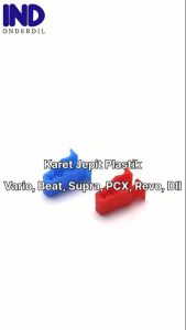 Klip-Clip-Rivet Jepit-Kancing Plastik Body-Visor Vario 110-125-150-Techno-Helm in-CBS-FI/Beat Pop-Sporty/CB-CBR 150R-250R-CRF/CS1/Karisma/Revo Lama/Tiger Revolution B /Mega Pro Advance/PCX 125-150/Scoopy/Sonic 150 R/Spacy Karabu-FI/Supra GTR-X 125-FI-New