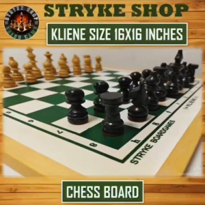 Chess Set | Wooden Chess Board 15x15 Inches | Kliene Size | Complete Pieces | Strategy Board Game for Kids & Adults | Stryke Shop