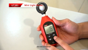 【Shipped from the Philippines】UNI-T UT383 Mini Light Meter 0~199999 Digital Luxmeter Photographic Illuminance Meter Lux Max Min Illuminometers FC Lightmeter Digital Light Meter Mini illuminance Meter Lux Meter Luminometer Photometer
