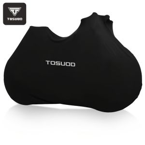 TOSUOD Bicycle Dust Cover Large Opening Zipper Easy To Carry Bike Bag Elastic All-Inclusive Design Road Bicycle Accessories