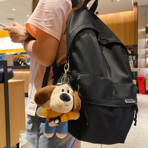 Cute Girls High-End Doggy Plush Keychain