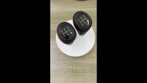 Dynoracing | 5 Speed Leather Red/Black stitches Gear Shift Knob Manual For M8 M10 M11 M12 Car Gear Stick Shift Knob Lever Manual Transmission