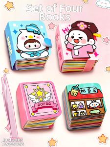 Feiyu | Cute Cartoons Easy-to-Decorate DIY Sticker Book for Girls