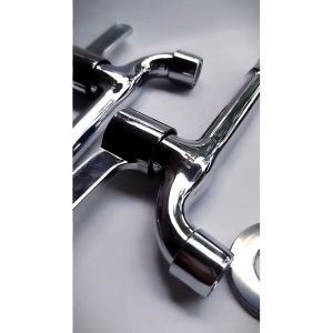 BIG MOM Kran Panjang 17 CM Kran Air Engkol Tembok Drat 1/2\" - Long Faucet Keran Wudhu Besi Kran Rumahan