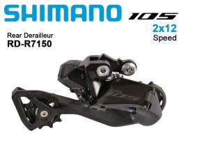 Shimano 105 Di2 R7150 Rear Derillauer 2x12 Speed Road Bike RD-R7150 SHADOW Electronic Rear Derillauer Original Bicycle Accessories