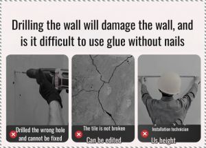 Bathroom Suction Cup Towel Rack Double Rod Punch-Free Bathroom Wall Hanging with Hook Storage Rack