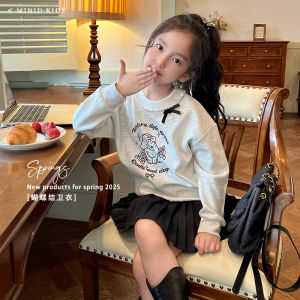 Áo Nỉ Cổ Tròn in Họa Tiết Hoạt Hình Cho Bé Gái Mùa Thu Mới Về Áo Nỉ Cổ Tròn Thời Trang Cho Bé Gái Cao Cấp Áo Nỉ Cổ Ngọc Trai