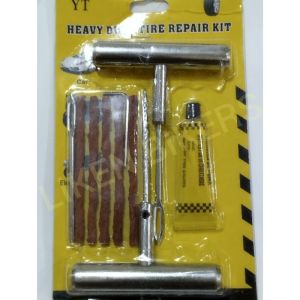 TUBELESS TYRE REPAIR KIT SET (STEEL) (MOTORCYCLE / CAR)
