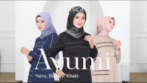 Baju Dress Gamis Wanita Ethica Ayumi 450 Khaki: Outfit Remaja Wanita yang Fresh & Younger