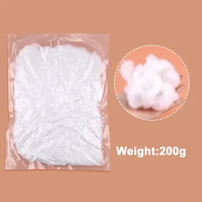 20-200g/Lot Doll Stuffed Cotton Toys PP Cotton Premium Polyester Fiber Stuffing High Elastic Filler DIY Handmade Pillow Filling