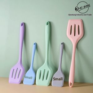 2Silicone spatula set non-stick pan spatula household cooking utensils egg frying high-temperature resistant mini kitchen u