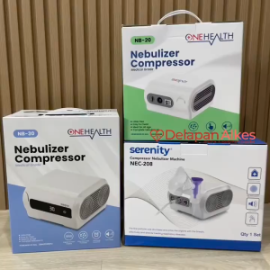 Serenity / OneHealth Nebulizer Compressor NEC-208 Digital NB-30 Alat Uap Bantu Pernafasan Nebu Asma