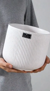 European Nordic Creative Ceramic Pot | Wabi-Sabi INS Style Orchid Pot Desktop Flower Planter JW10431A