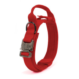 Retractable Dog Leash Tactical Collar for Large Dogs Such as Huskies And Labradors Adjustable Neck Ring Pet Supplies