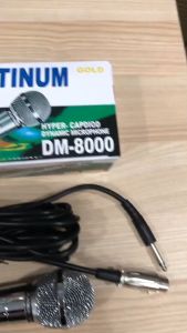 Classic Audio Bosca Konzert Kevler Hyundai Platinum DM-8000 Professional Hyper-Cardioid Dynamic Gold Microphone (Original)