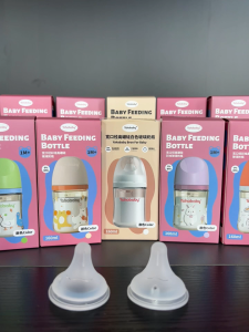 Nipple For Pigeon 5cm Baby Feeding Bottles nipples Wide Neck Silicone Teats Replacement BPA-Free SS/S/M/L/X