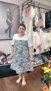 đầm bigsize thiết kế ảnh thật dáng suông gọn nhẹ VT02-0823