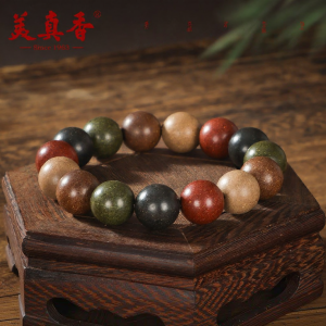 MEIZHENXIANG | Natural Ancient Method Five Elements Scented Wood Bracelet