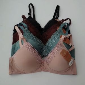 3 Pcs Bh Wanita Tanpa Kawat Bra Busa Tipis Pakaian Dalam Wanita Beha Cewek