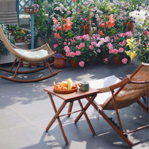 MeiQi |Folding Leisure Chair For Garden Patio Balcony Outdoor Use