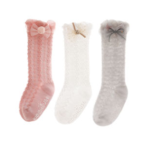 ถุงเท้าเด็กผ้าตาข่ายบางขาสั้นสำหรับเด็ก 0-3-6-12 เดือน ถุงเท้าป้องกันยุงสำหรับเด็กชายและเด็กหญิง BFDVB ฤดูใบไม้ผลิและฤดูร้อน