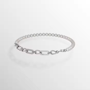 Swarovski Deextera Crystal Pearl Pendant 925 Sterling Silver Necklace Elegant Birthday Gift for Women Gift Box Set XL-3680786650