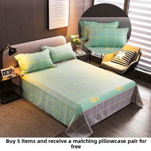 Single/Double Dormitory Flannel Bed Sheet