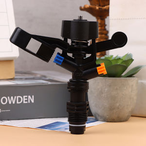 JCSYFAC หัวฉีดสปริงเกลอร์น้ำสองรูหมุนได้360องศาหัวฉีดสปริงเกลอร์รดน้ำสนามหญ้า