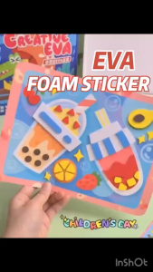 Mr. Toys Creative EVA Foam Sticker Set (Food Theme / Animal Theme)