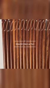 Đũa gỗ Cẩm Xà Cừ ánh Tím 100% gỗ tự nhiênĐũa Cẩm Lai Tím vân sọc cao cấp không nhuộm màu an toàn cho mọi nhà (10 đôi)