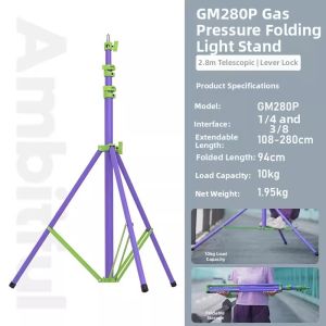 AMBITFUL | Adjustable 2.8m Photography Tripod Portable Lighting Stand