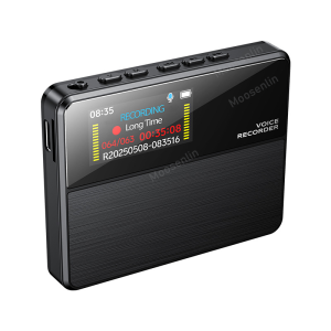 128GB Voice Recorder with Magnetic Adsorption 1536K Lossless Audio Call Recording Timed/Voice-Activated Headphone Playback