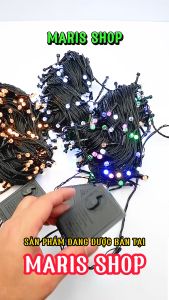 [ ĐÚNG CHIỀU DÀI ] Đèn LED Dây Dài 35m Lục Giác Kim Cương Nhiều Màu Trang Trí Noel Cafe Sân Vườn LED Trang Trí Tết