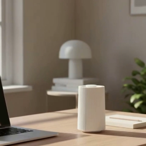 [NEW Launch] shcent Aether Aroma Nebulizer Diffuser | Waterless | Rechargeable | Quiet | Ambient Night Light | For Home | Bundled with two 10ml Hotel Essential Oil