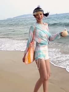 Petorldog 3-in-1 Padded Summer Swimsuit for Women High Quality Swimwear for Women Holiday Beach Wear Women Outfit Beachwear Three Piece Set