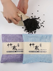 PANDA Activated Charcoal Bag Bamboo Charcoal Deodorizer Dehumidifier Formaldehyde Remover