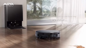 Mova Robot Vacuum Cleaner S70 Roller |Suction 28000Pa | Self Wash Roller Mop