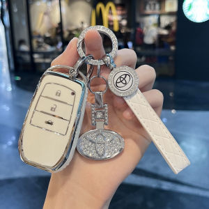 ปลอกกุญแจรถ toyota Innova Revo Rocoo Fortuner พวงกุญแจโตโยต้าหุ้มกุญแจรถหนังปลอกกุญแจสวย