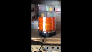 Lampu Rotator/Rotary Strobe Warning Light Led Blitz 9 Flash 12v/24v