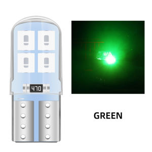 KEVANLY | 10pcs T10 W5W 168 194 Led Car Interior Dome Reading Light Canbus LED Bulbs 3030 8 SMD 6000K Side Wedge License Plate Lamp 12V