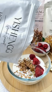 Granola Yishengg减脂燕麦 Halal (Honey Flavor) Low Sugar  High Fiber 250G