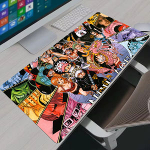 Bandai | Mousepad XXL O-One Piece Luffy Gaming Mouse Pad Gamer Home Computer HD Cool Keyboard Pad Non-Slip Office Rubber Big Mouse Mats