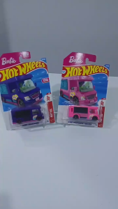 DENT CARD CASE Barbie dream camper Set Hot Wheels Vehicles Purple and Pink figure collection