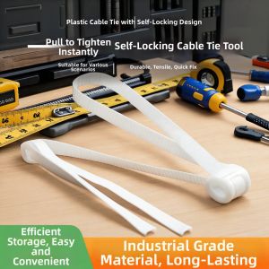 Plastic Bag Tie Sealing Rope Self-locking