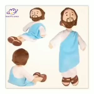 Jesus Plush Doll Christmas Decoration Birthday Stuffed Toy Children Gift Ornament Religious