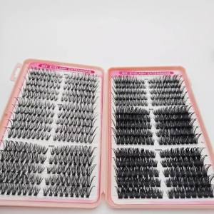 Home DIY Thick Fluffy Individual Lashes 540PCS 30D-100D Mixed Density Lash Book Festival Social Media Portrait Eye Glam
