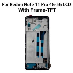6.67" TFT For Xiaomi Redmi Note 11 Pro 4G LCD Touch Screen Digitizer For Redmi Note 11 Pro 5G Display Assembly Replacement Parts