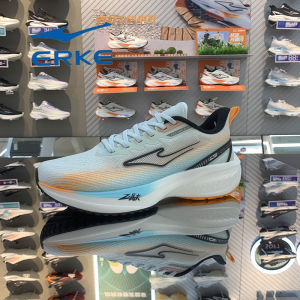 Hongxing Erke Mens Shoes Sneaker 2024 Spring New Arrival Mesh Surface Shock-Absorbing Elastic Running Shoes 11124103009