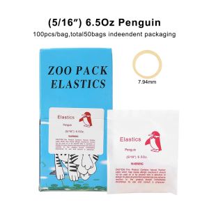 ELIJAH 5000Pcs Orthodontic Ligation O-Ring 3.5/4.5/5.0/6.5OZ Zoo Pack Dental Orthodontic Elastics Rubber Bands Latex Braces Ring